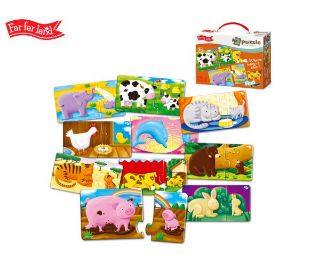 Obrázek z Puzzle zvířátka mix 10dr. Far Far Lanf Double 
